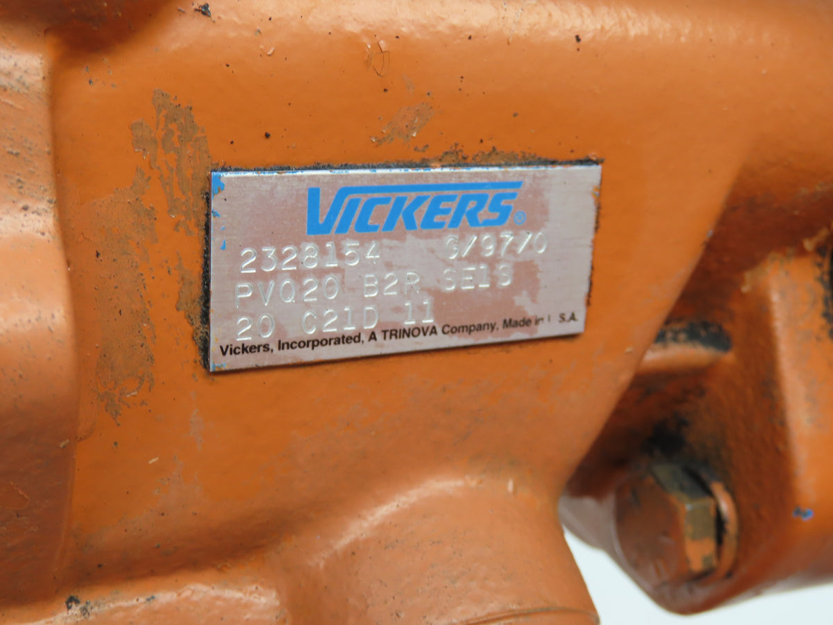 Vickers PVQ20 B2R SE1S 20 Hydraulic Power Unit 8.35GPM 3045PSI 20Gal 460V 3Ph