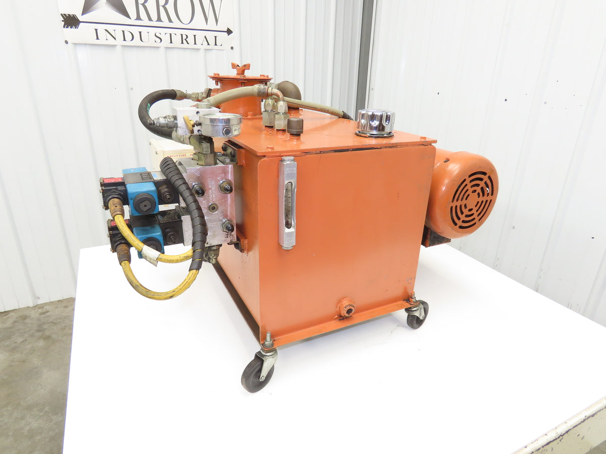 Vickers PVQ20 B2R SE1S 20 Hydraulic Power Unit 8.35GPM 3045PSI 20Gal 460V 3Ph