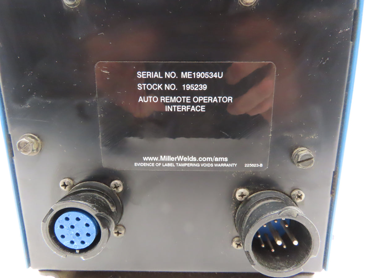 Miller 195239 HMI Auto ROI Remote Operator Interface Control & Display Module