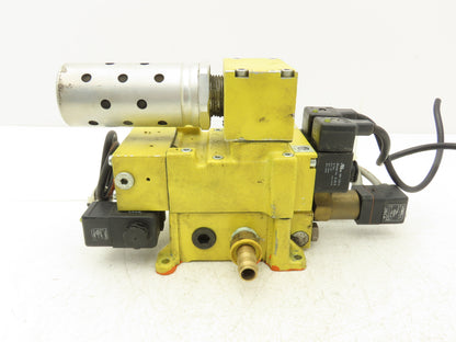 Ross DM2CNA42A21 Pneumatic Double Valve 1/2" NPT Base 24VDC Solenoid