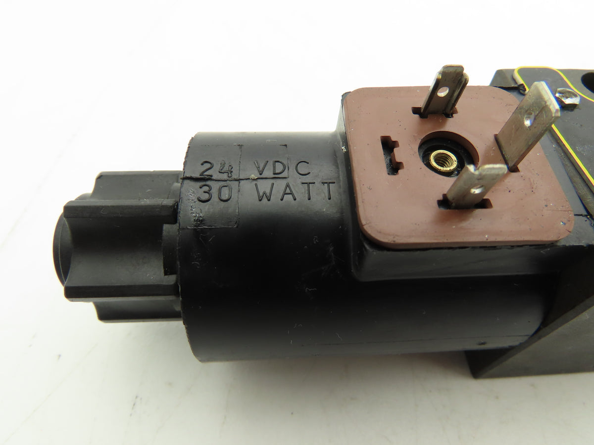 Parker D1VW004CNJWM Hydraulic Directional Solenoid Valve 4/3 Way 5000 PSI 24VDC