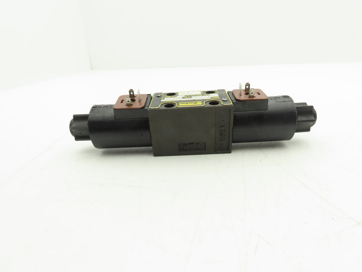 Parker D1VW004CNJWM Hydraulic Directional Solenoid Valve 4/3 Way 5000 PSI 24VDC