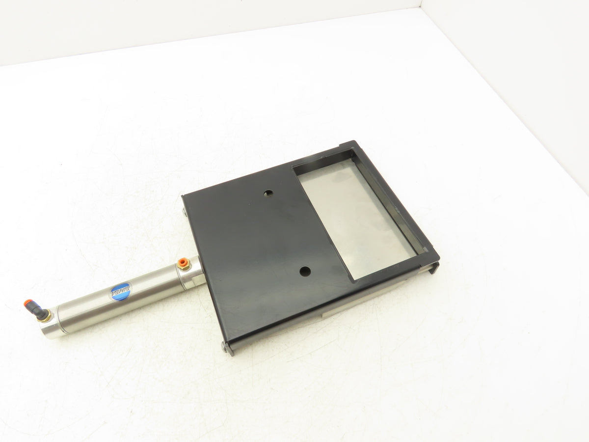 04A-09 Slide Gate 3" x 6" Opening Bimba Double Acting Cylinder 1" x 3" 250 PSI