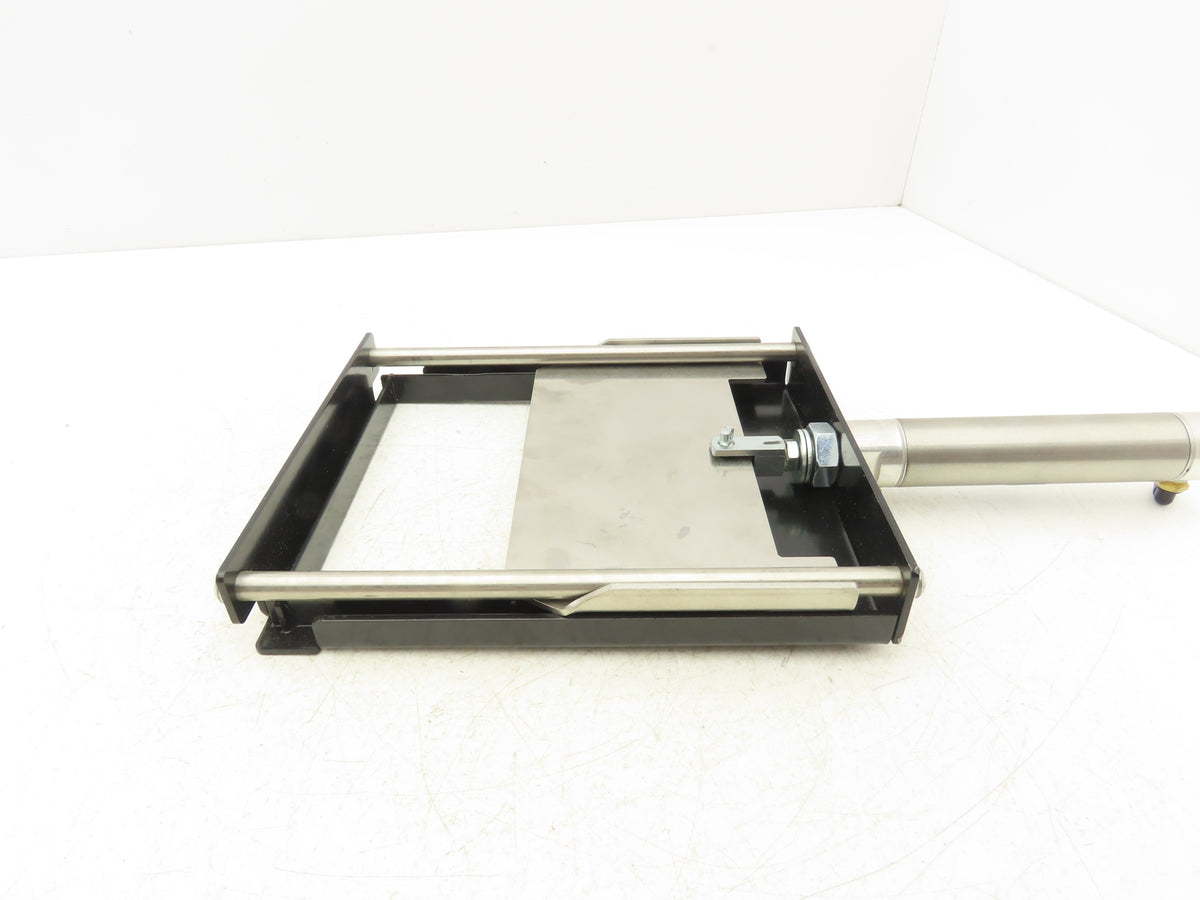 04A-09 Slide Gate 3" x 6" Opening Bimba Double Acting Cylinder 1" x 3" 250 PSI