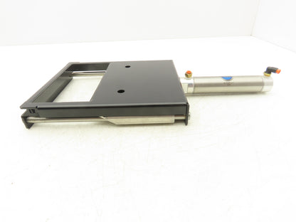 04A-09 Slide Gate 3" x 6" Opening Bimba Double Acting Cylinder 1" x 3" 250 PSI
