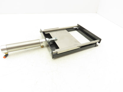 04A-09 Slide Gate 3" x 6" Opening Bimba Double Acting Cylinder 1" x 3" 250 PSI