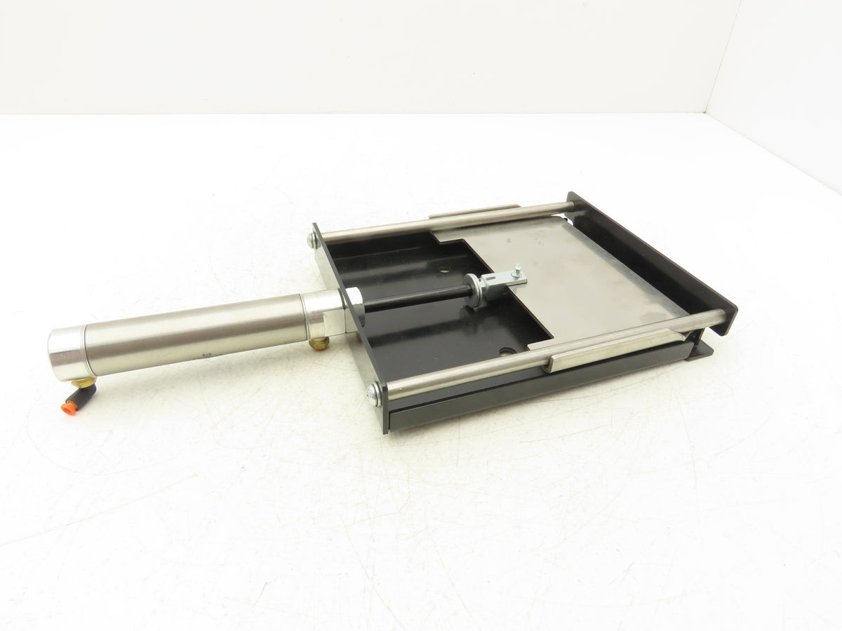 04A-09 Slide Gate 3" x 6" Opening Bimba Double Acting Cylinder 1" x 3" 250 PSI