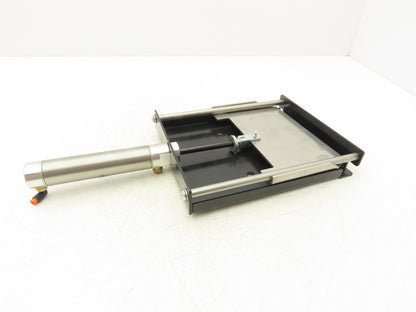 04A-09 Slide Gate 3" x 6" Opening Bimba Double Acting Cylinder 1" x 3" 250 PSI
