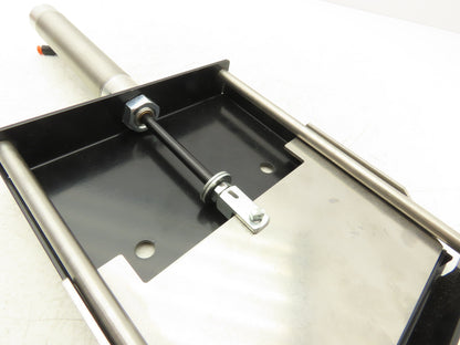 04A-09 Slide Gate 3" x 6" Opening Bimba Double Acting Cylinder 1" x 3" 250 PSI