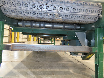 Dematic 34"x 10' ARB Singulator Package Conveyor 30"W Roller Belt 3PH 260 FPM