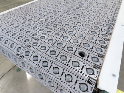 Dematic 34"x 10' ARB Singulator Package Conveyor 30"W Roller Belt 3PH 260 FPM