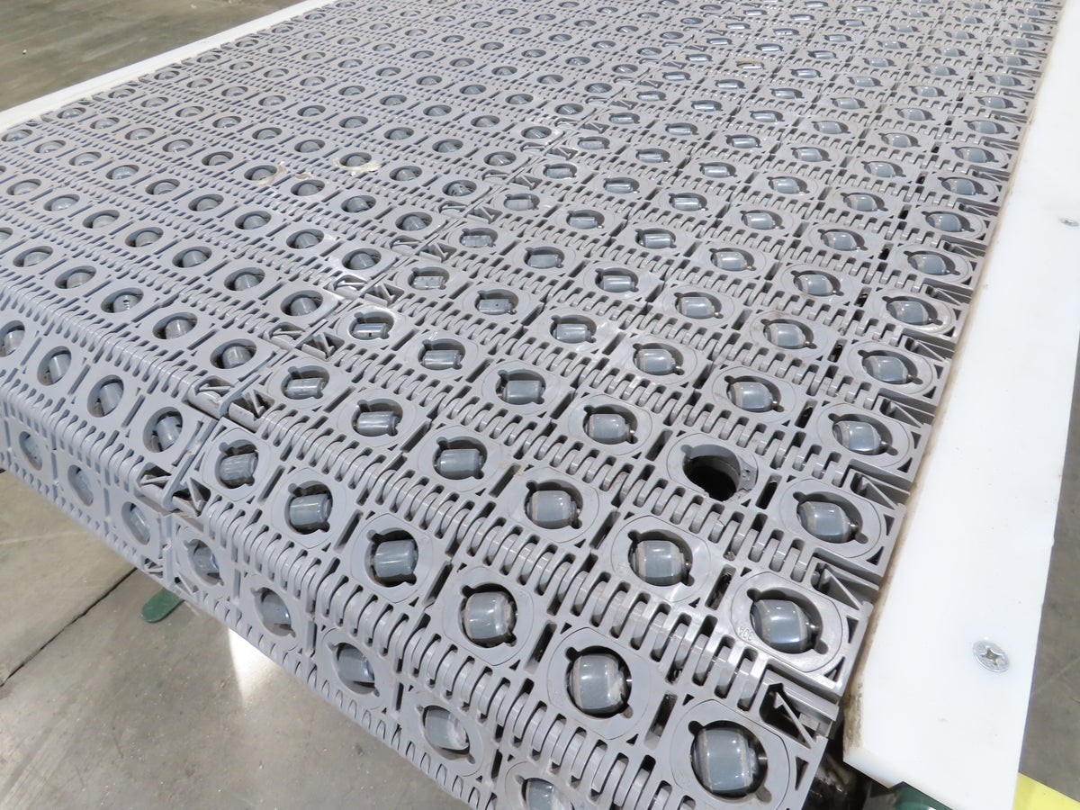 Dematic 34"x 10' ARB Singulator Package Conveyor 30"W Roller Belt 3PH 260 FPM