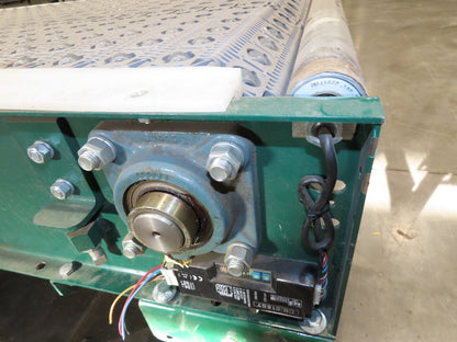Dematic 34"x 10' ARB Singulator Package Conveyor 30"W Roller Belt 3PH 260 FPM