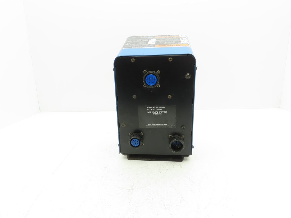 Miller 195239 HMI Auto ROI Remote Operator Interface Control & Display Module