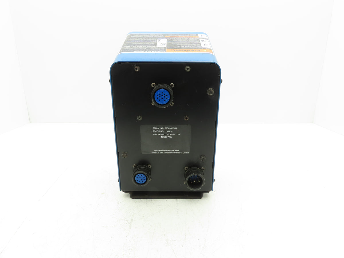 Miller 195239 HMI Auto ROI Remote Operator Interface Control & Display Module
