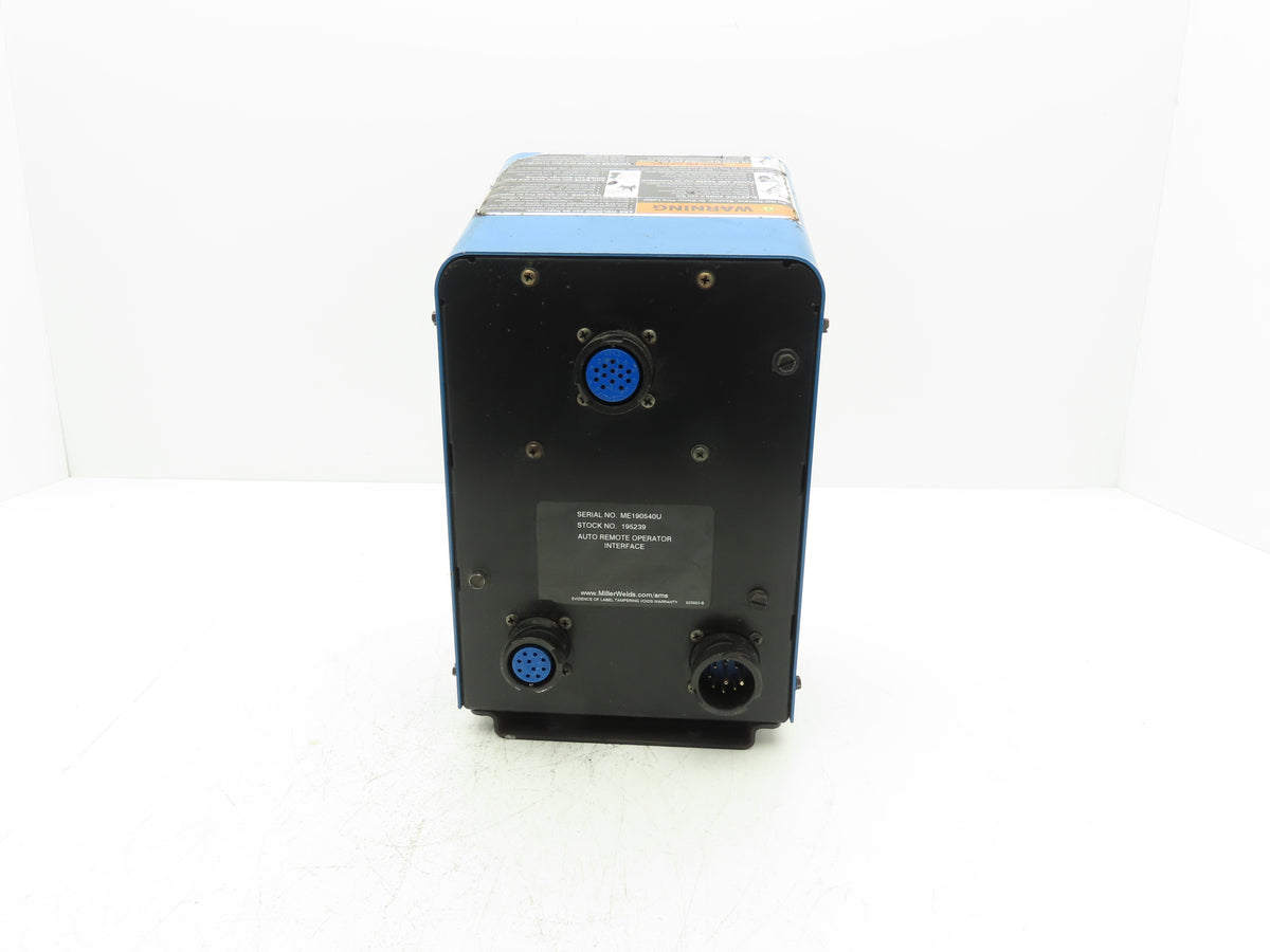 Miller 195239 HMI Auto ROI Remote Operator Interface Control & Display Module