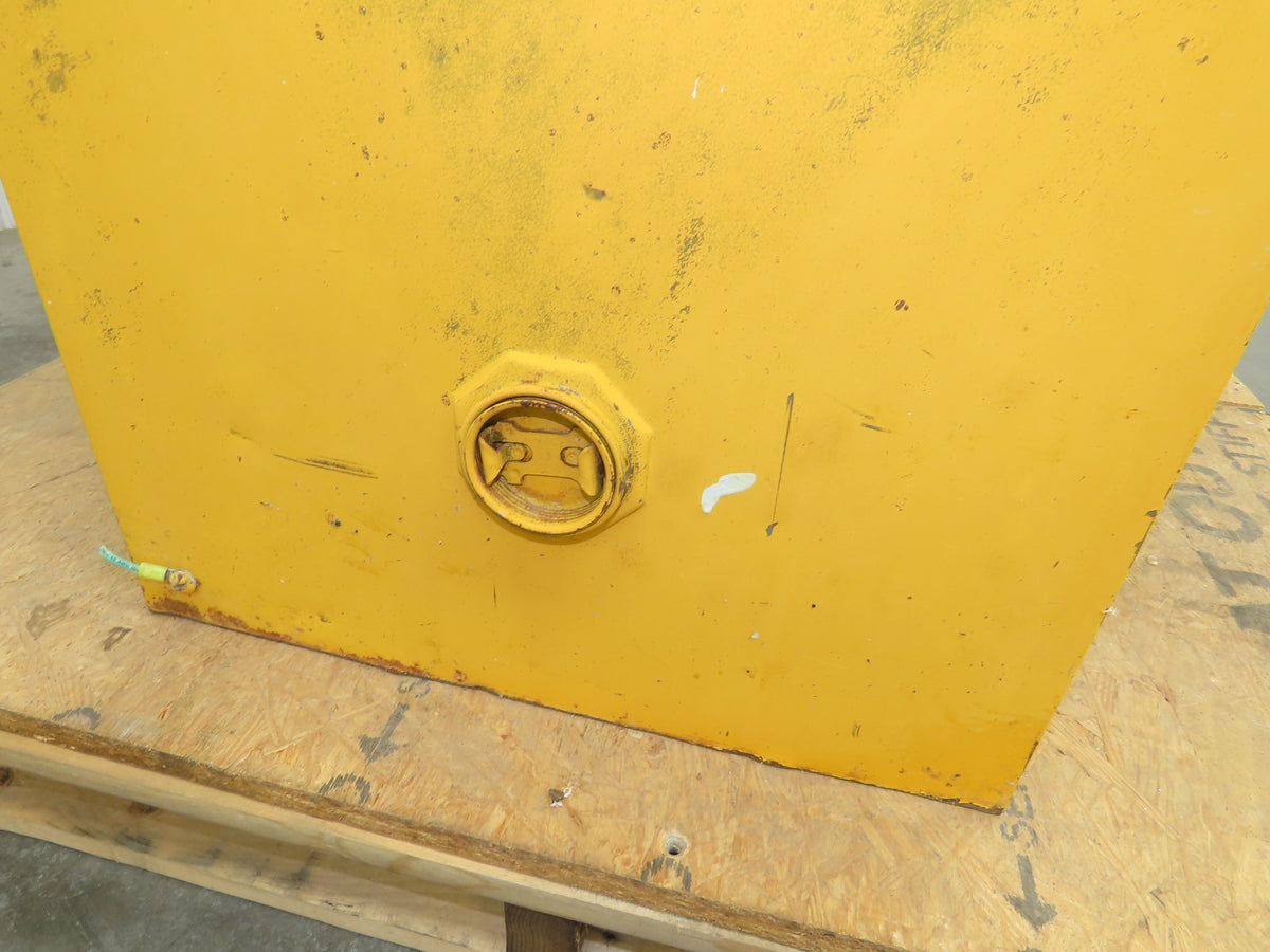 Lyon 5444 Flammable Liquid Safety Cabinet Yellow Dual Door 45 Gal 43x18x66"