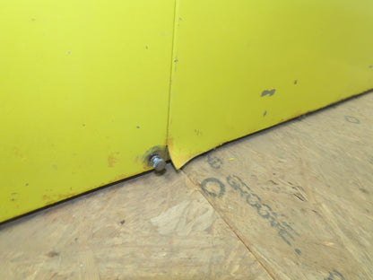 Justrite Yellow Flammable Safety Cabinet Dual Door 30 Gallon Liquid 43x18x45"