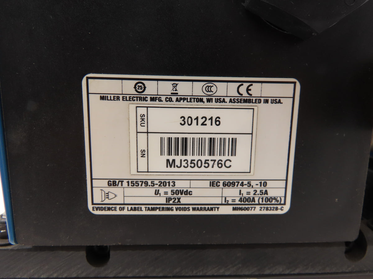 Miller 301216 Mig Robot Wire Feeder & Motor Drive Assembly 50VDC