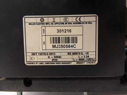Miller 301216 Mig Robot Wire Feeder & Motor Drive Assembly 50VDC