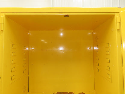 Jamco BM22 Flammable Safety Cabinet 22 Gallon Yellow Flammable Liquid 34x18x35"