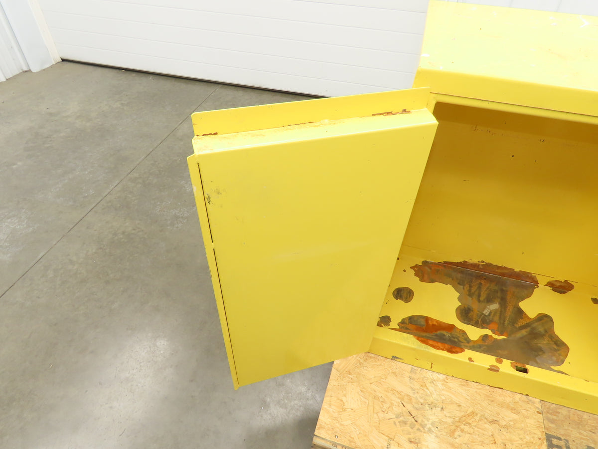 Jamco BM22 Flammable Safety Cabinet 22 Gallon Yellow Flammable Liquid 34x18x35"