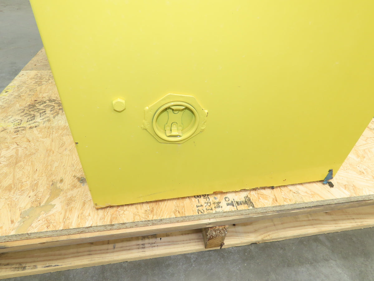 Jamco BM22 Flammable Safety Cabinet 22 Gallon Yellow Flammable Liquid 34x18x35"