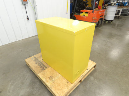 Jamco BM22 Flammable Safety Cabinet 22 Gallon Yellow Flammable Liquid 34x18x35"
