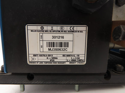 Miller 301216 Mig Robot Wire Feeder & Motor Drive Assembly 50VDC