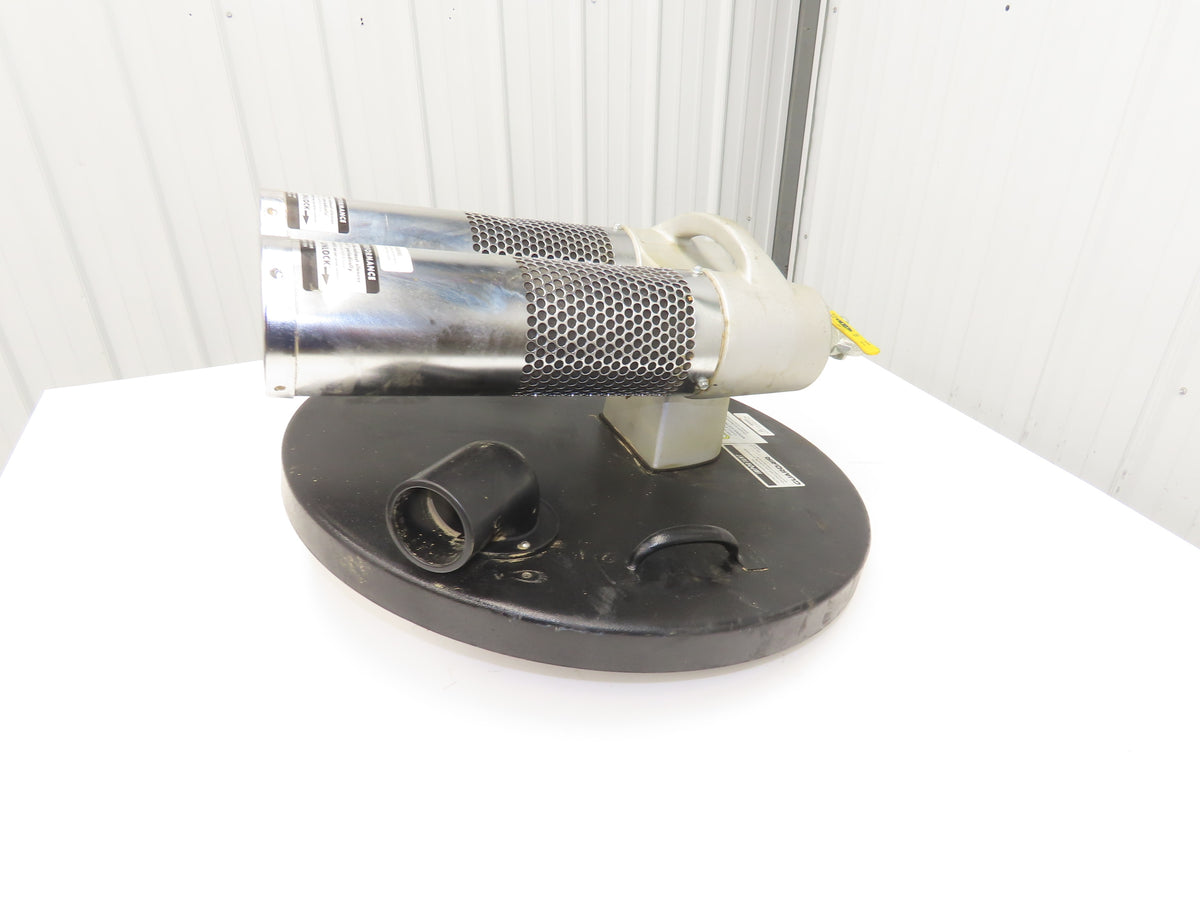 Guardair PowerQUAD 55 Gal Drum Pneumatic Venturi Vacuum Head Wet/Dry 110CFM