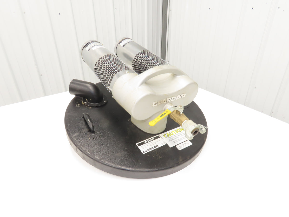 Guardair PowerQUAD 55 Gal Drum Pneumatic Venturi Vacuum Head Wet/Dry 110CFM