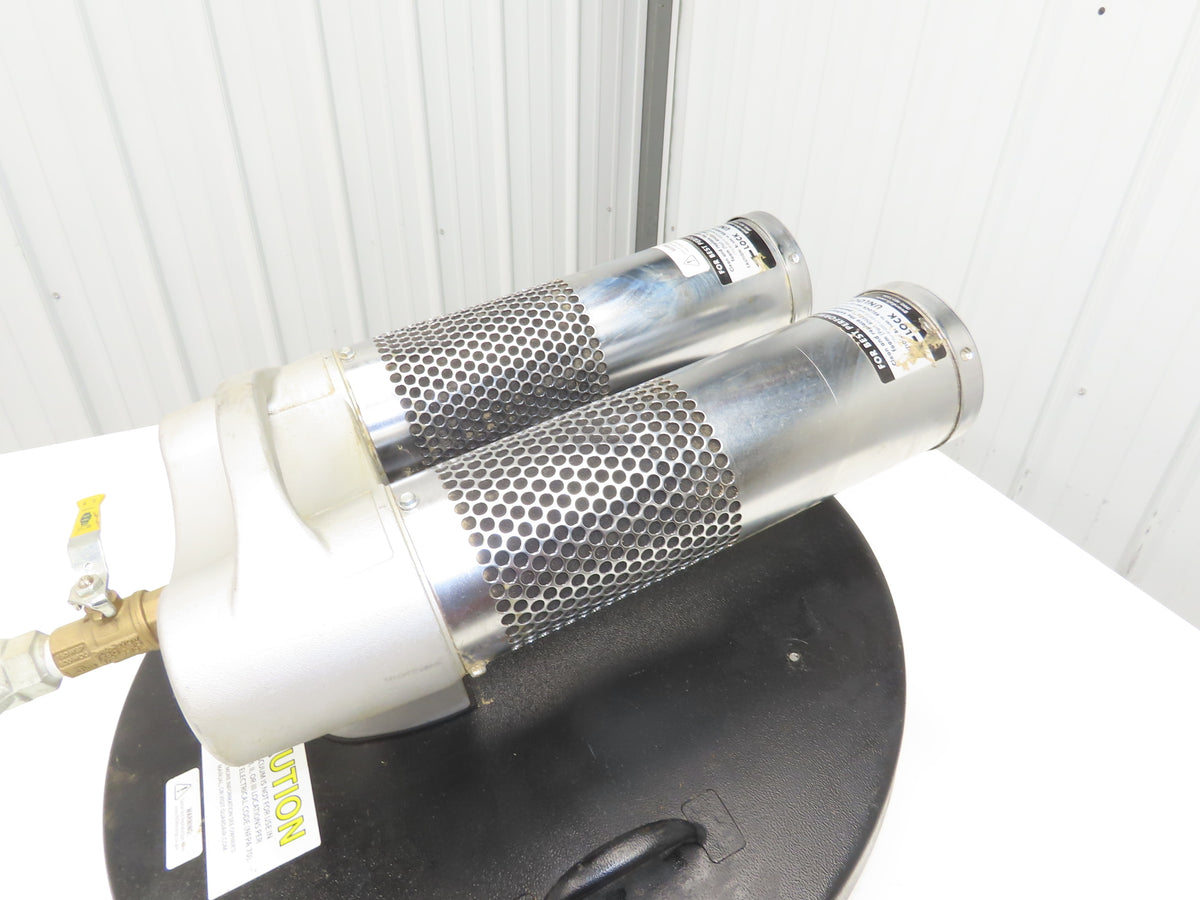 Guardair PowerQUAD 55 Gal Drum Pneumatic Venturi Vacuum Head Wet/Dry 110CFM