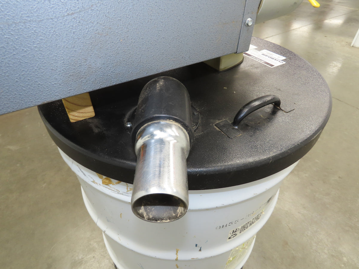 Guardair PowerQUAD 55 Gal Drum Pneumatic Venturi Vacuum Head Wet/Dry 110CFM