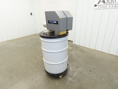 Guardair PowerQUAD 55 Gal Drum Pneumatic Venturi Vacuum Head Wet/Dry 110CFM
