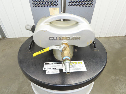 Guardair PowerQUAD 55 Gal Drum Pneumatic Venturi Vacuum Head Wet/Dry 110CFM