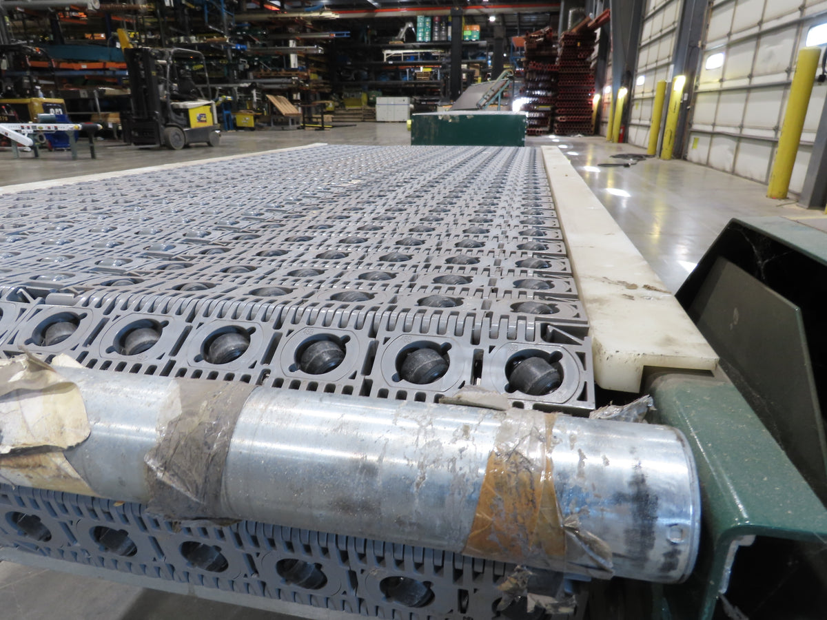 Dematic 34"x 6' ARB Singulator Package Conveyor 30"W Roller Belt 3PH 255 FPM