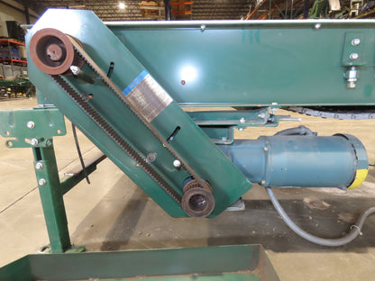 Dematic 34"x 6' ARB Singulator Package Conveyor 30"W Roller Belt 3PH 255 FPM