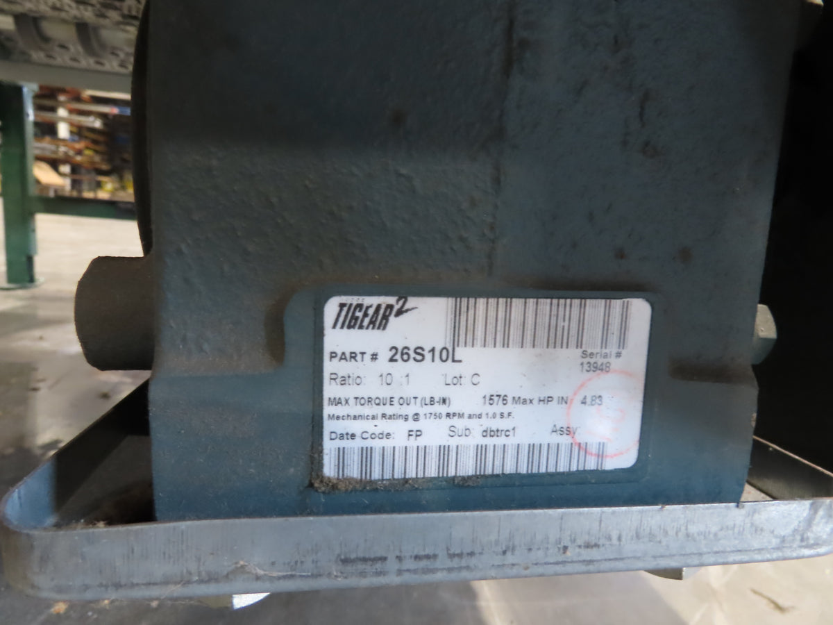 Dematic 34"x 6' ARB Singulator Package Conveyor 30"W Roller Belt 3PH 255 FPM