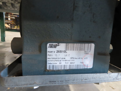 Dematic 34"x 6' ARB Singulator Package Conveyor 30"W Roller Belt 3PH 255 FPM