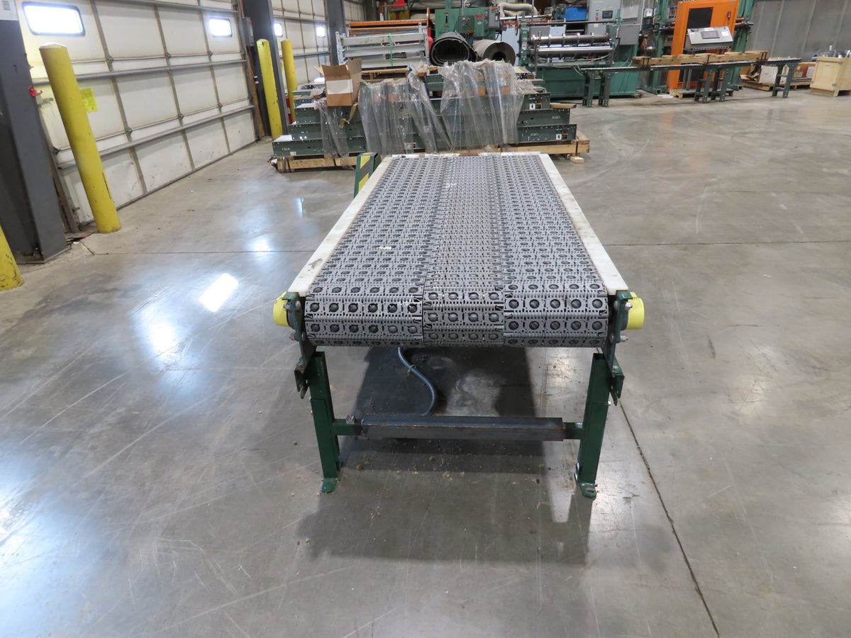 Dematic 34"x 6' ARB Singulator Package Conveyor 30"W Roller Belt 3PH 255 FPM