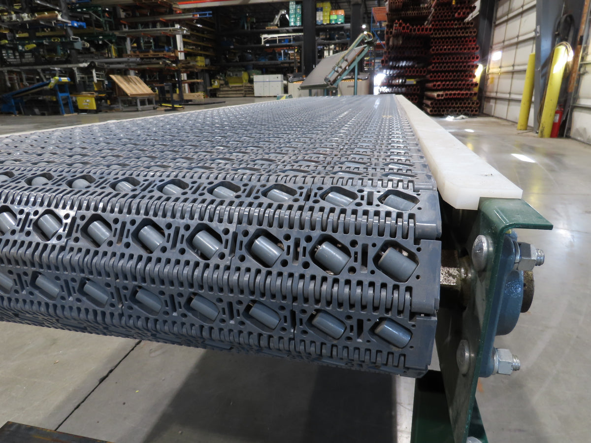 Dematic 34"x 6' ARB Singulator Package Conveyor 30"W Roller Belt 3PH 255 FPM