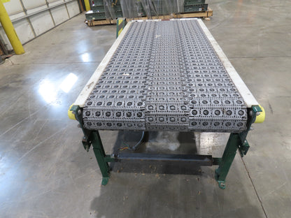 Dematic 34"x 6' ARB Singulator Package Conveyor 30"W Roller Belt 3PH 255 FPM