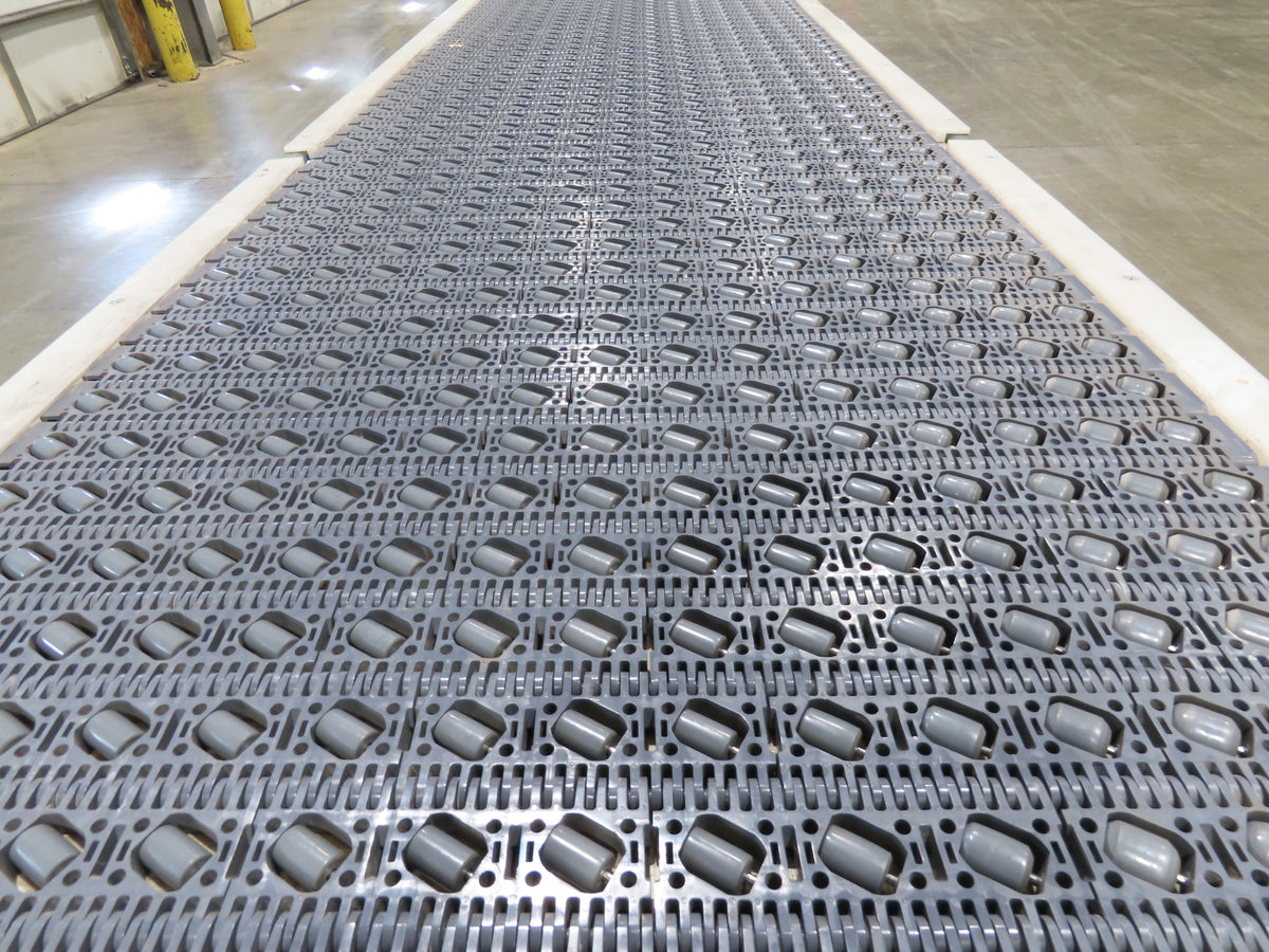 Dematic 34"x 6' ARB Singulator Package Conveyor 30"W Roller Belt 3PH 255 FPM