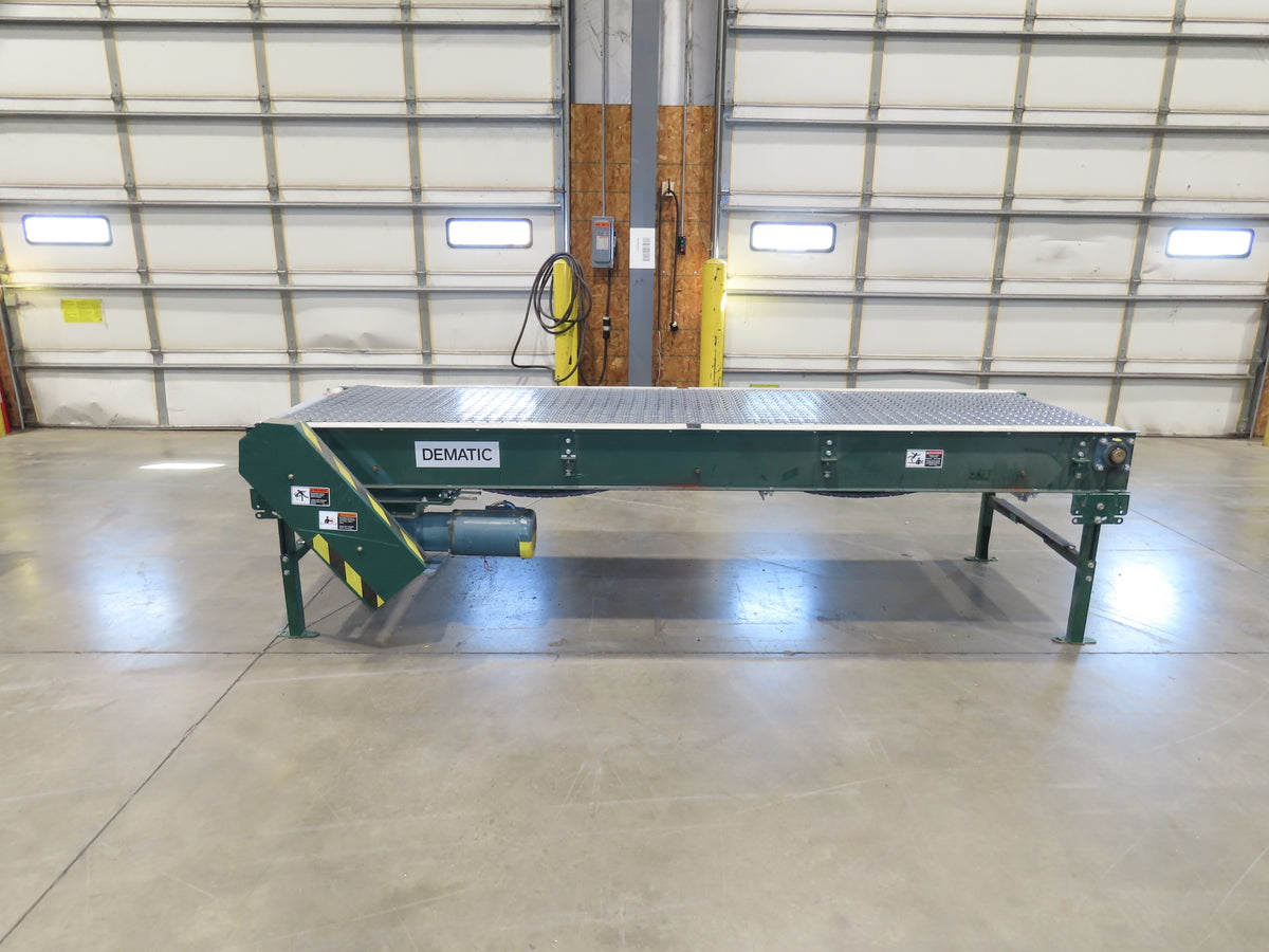 Dematic 34"x 6' ARB Singulator Package Conveyor 30"W Roller Belt 3PH 255 FPM