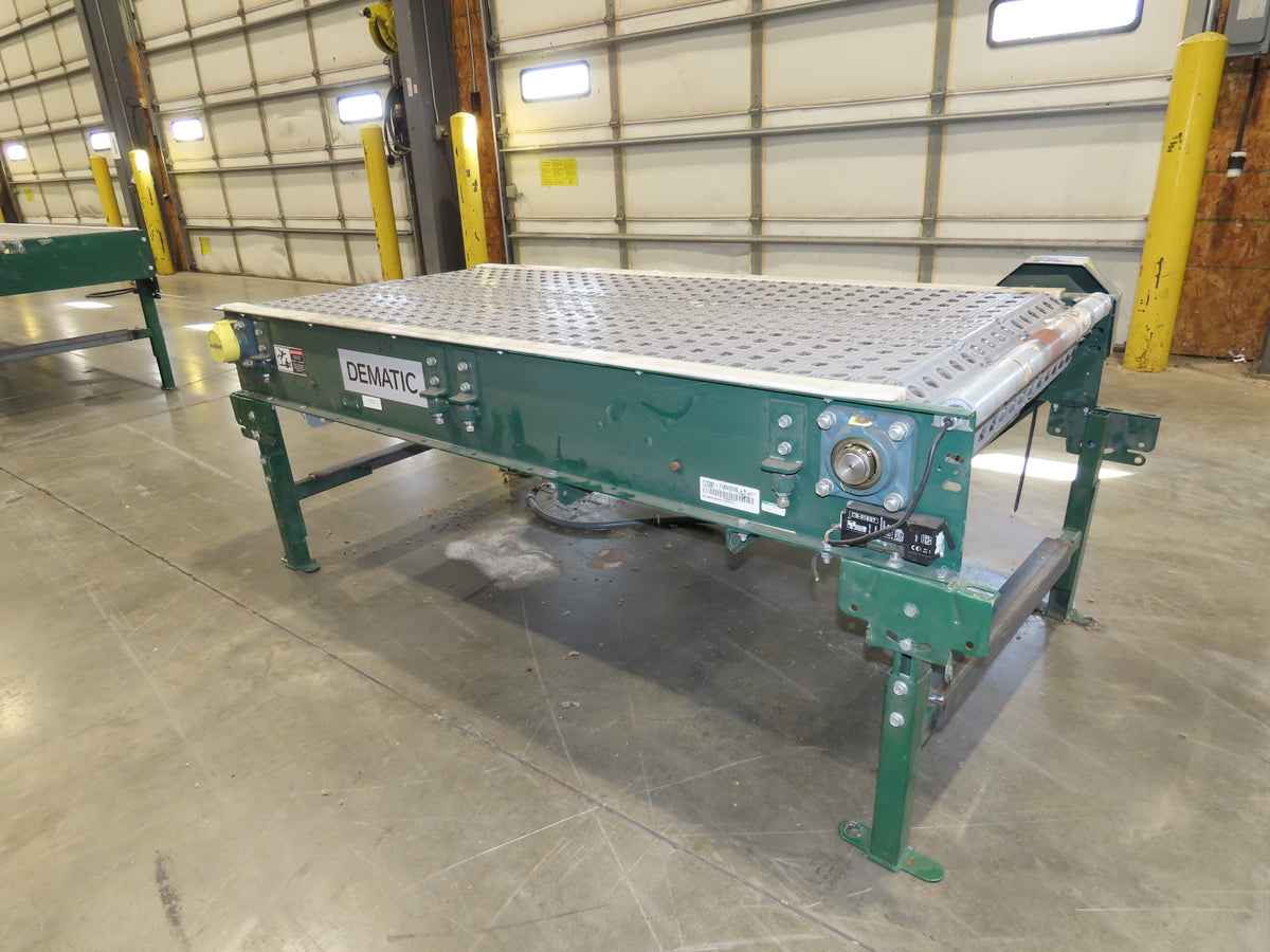 Dematic 34"x 6' ARB Singulator Package Conveyor 30"W Roller Belt 3PH 255 FPM