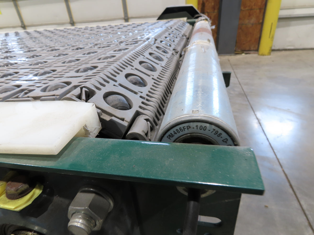 Dematic 34"x 6' ARB Singulator Package Conveyor 30"W Roller Belt 3PH 255 FPM
