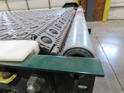 Dematic 34"x 6' ARB Singulator Package Conveyor 30"W Roller Belt 3PH 255 FPM