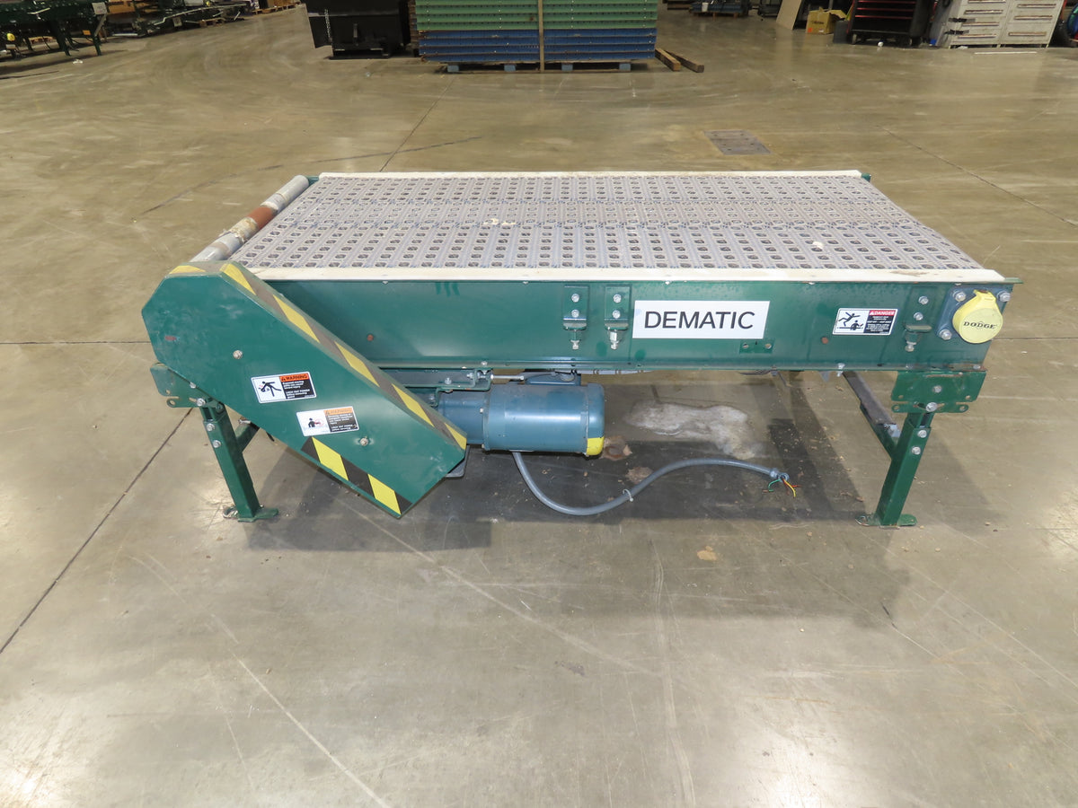 Dematic 34"x 6' ARB Singulator Package Conveyor 30"W Roller Belt 3PH 255 FPM