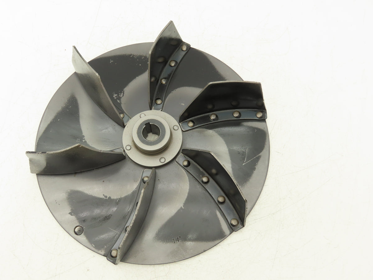Powermatic JT9-431006 Dust Collector Fan Impeller 14" PM1900 15/16" Bore Metal