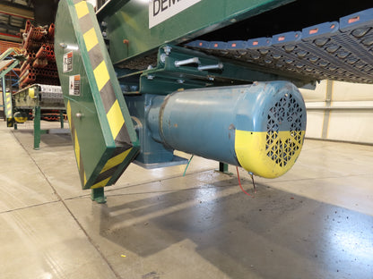 Dematic 34"x 10' ARB Singulator Package Conveyor 30"W Roller Belt 3PH 340 FPM